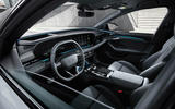 Audi Q6 interior through driver window Audi Q6 interior through driver window