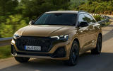 Audi Q8 front driving 3 Audi Q8 front driving 3