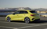 2020 Audi S3 hatchback rear 2020 Audi S3 hatchback rear