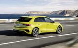 2020 Audi S3 hatchback rear 2020 Audi S3 hatchback rear