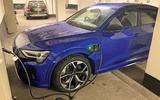 Audi sq8 e tron parked