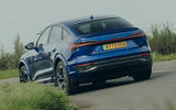 Audi SQ8 e tron rear three quarter