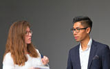 Calvin Luk and Rachel Burgess