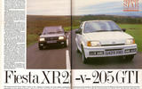Ford Fiesta XR2i vs Peugeot 205 GTI
