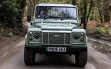 Bedeo Land Rover Defender EV front tracking