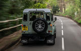 Bedeo Land Rover Defender EV rear tracking
