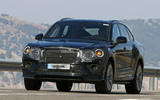 Bentley Bentayga facelift prototype spy shot - front