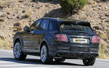 Bentley Bentayga facelift prototype spy shot - rear