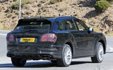 Bentley Bentayga facelift prototype spy shot - rear