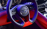 Bentley Batur 2022 steering wheel detail Bentley Batur 2022 steering wheel detail