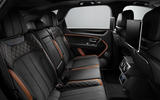Bentley Bentayga Speed rear seats