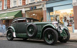 Bentley Blue Train Special London front quarter parked Bentley Blue Train Special London front quarter parked