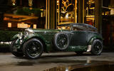 Bentley Blue Train Special London outside Savoy lead