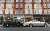 Bentley Blue Train Special London side parked with Mulsanne Bentley Blue Train Special London side parked with Mulsanne