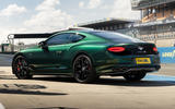 Bentley Continental GT Le Mans Collection rear three quarter static Bentley Continental GT Le Mans Collection rear three quarter static