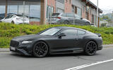 Bentley Continental GT Supersports 2025 camo front l quarter tracking Bentley Continental GT Supersports 2025 camo front l quarter tracking