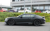 Bentley Continental GT Supersports 2025 camo side tracking Bentley Continental GT Supersports 2025 camo side tracking