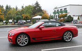 Bentley Continental GTC PHEV spy left side