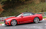 Bentley Continental GTC PHEV spy nurburgring side