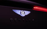 Bentley EXP 15 concept rear badge lit up detail Bentley EXP 15 concept rear badge lit up detail