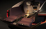 Bentley EXP 15 interior rear deck open Bentley EXP 15 interior rear deck open