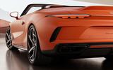 Bentley Batur Convertible rear bumper Bentley Batur Convertible rear bumper