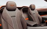 Bentley Batur Convertible seats Bentley Batur Convertible seats