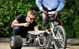 Bentley feature 110cc homebuilt trike Bentley feature 110cc homebuilt trike