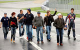 Bernie track walk Bernie track walk