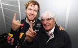 Bernie with Vettel Bernie with Vettel