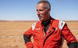 Bloodhound Driver Andy Green in desert