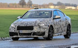 BMW 2 Series Gran Coupe spy shot front three quarter
