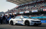 Upgraded BMW i8 acts as Formula ePrix safety car 