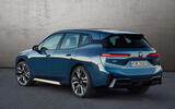 BMW iX 2025 xDrive 60 M Sport rear qtr static