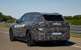 BMW iX5 Hydrogen rear quarter tracking BMW iX5 Hydrogen rear quarter tracking