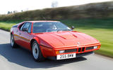 BMW M1 front three quarter tracking