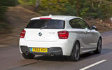 BMW M135i 2012 rear quarter tracking