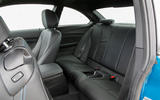 BMW M2 interior rear seats BMW M2 interior rear seats