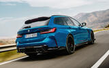 BMW M3 CS Touring rear quarter tracking