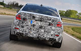 2018 BMW M5 Prototype Rear Track