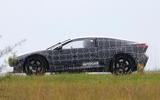 BMW Neue Klasse coupe camouflaged side cornering