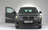 BMW X3 studio shoot - front