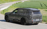 BMW X7 2027 camo rear quarter BMW X7 2027 camo rear quarter