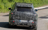 BMW X7 2027 camo rear BMW X7 2027 camo rear