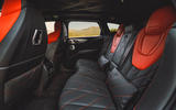 BMW XM Label Red 2023 rear seats BMW XM Label Red 2023 rear seats