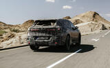 BMW iX3 prototype testing in South Africa   rear dynamic