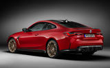 BMW Jahre rear with gold wheels BMW M3 and BMW M4 Jahre rear with gold wheels
