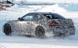 BMW M2 CS spies rear three quarter