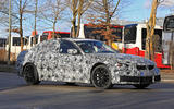 BMW M3 test mule side