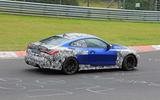 BMW M4 2020 spyshots side rear track